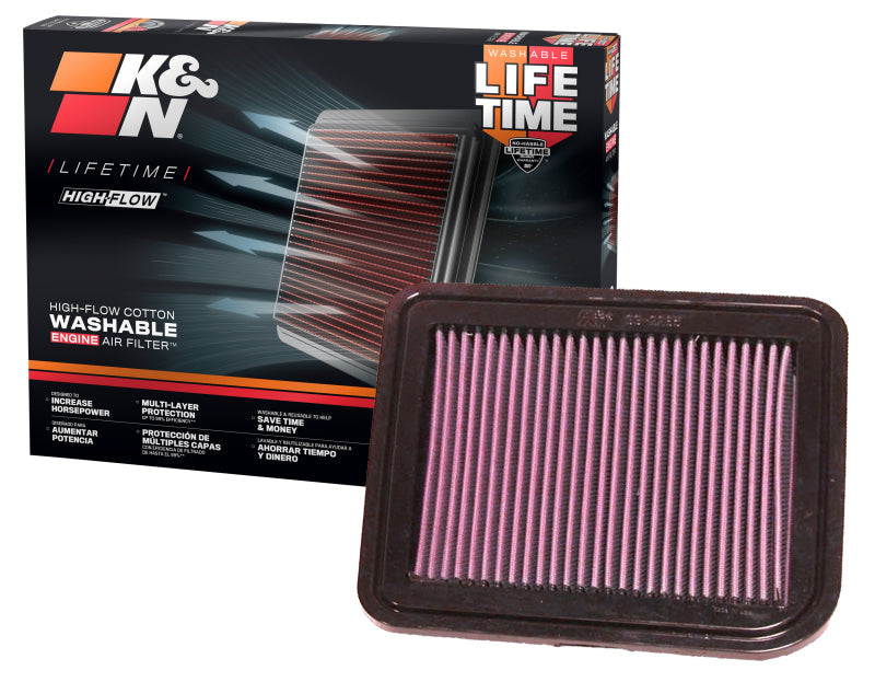 K&N Mitsubishi Endeavor/06 Eclipse/04-5 Galant Drop In Air Filter K&N Engineering Air Filters - Drop In AXOPROS