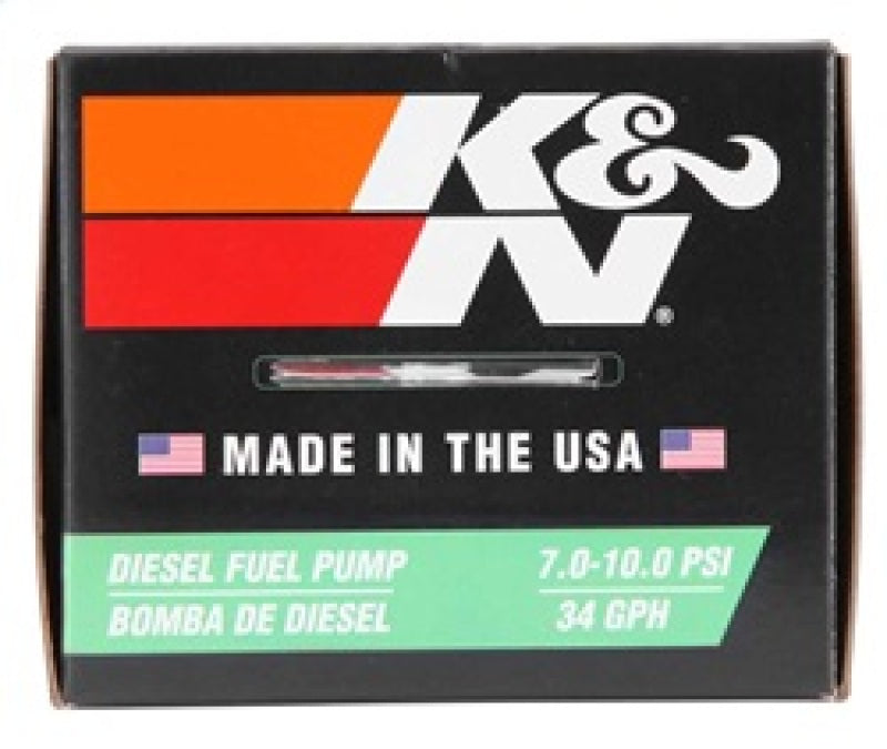 K&N Performance Electric Fuel Pump 9-11.5 PSI Diesel K&N Engineering Fuel Pumps AXOPROS