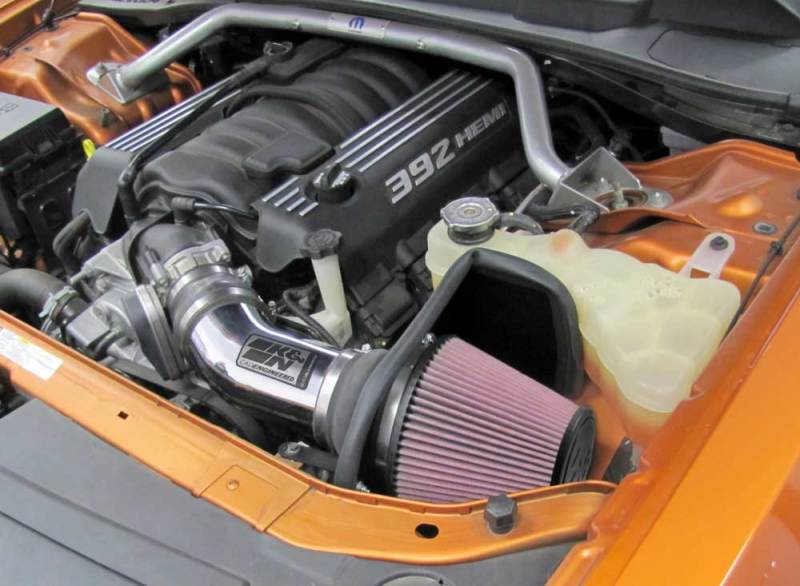 K&N Performance Intake Kit TYPHOON; 11 Dodge Challenger 6.4L V8 K&N Engineering Cold Air Intakes  AXOPROS