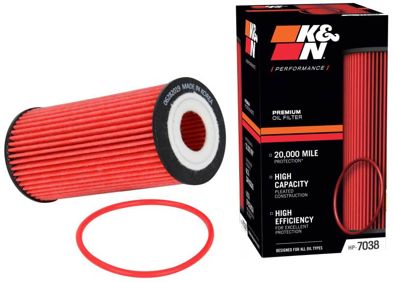 K&N Performance Oil Filter for 2019 Audi A3 2.0L K&N Engineering Oil Filters AXOPROS