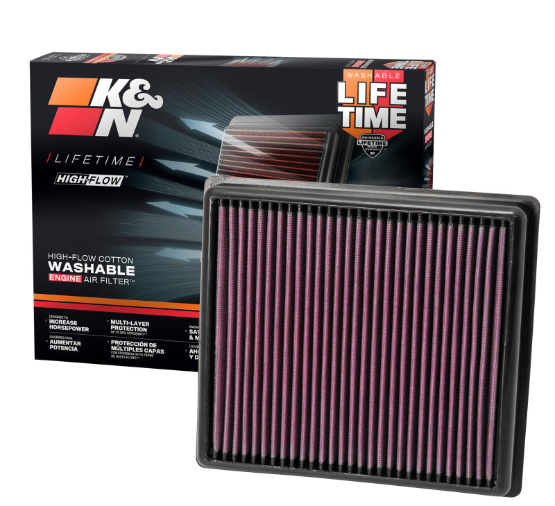 K&N Replacement Air Filter 12 BMW 320i/328i 2.0L K&N Engineering Air Filters - Drop In AXOPROS