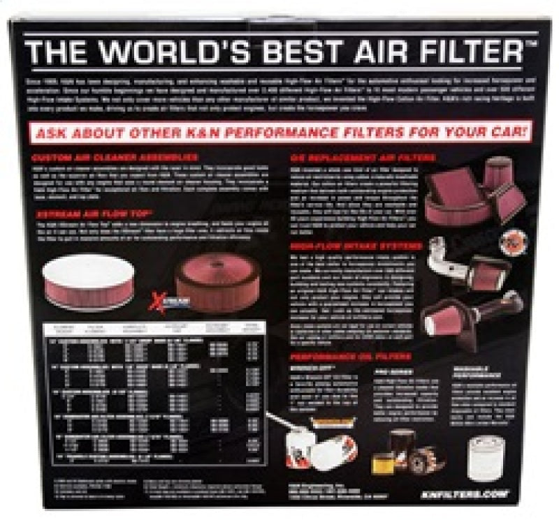 K&N Replacement Air Filter GM CARS & TRUCKS, V8, 1966-84 K&N Engineering Air Filters - Drop In AXOPROS