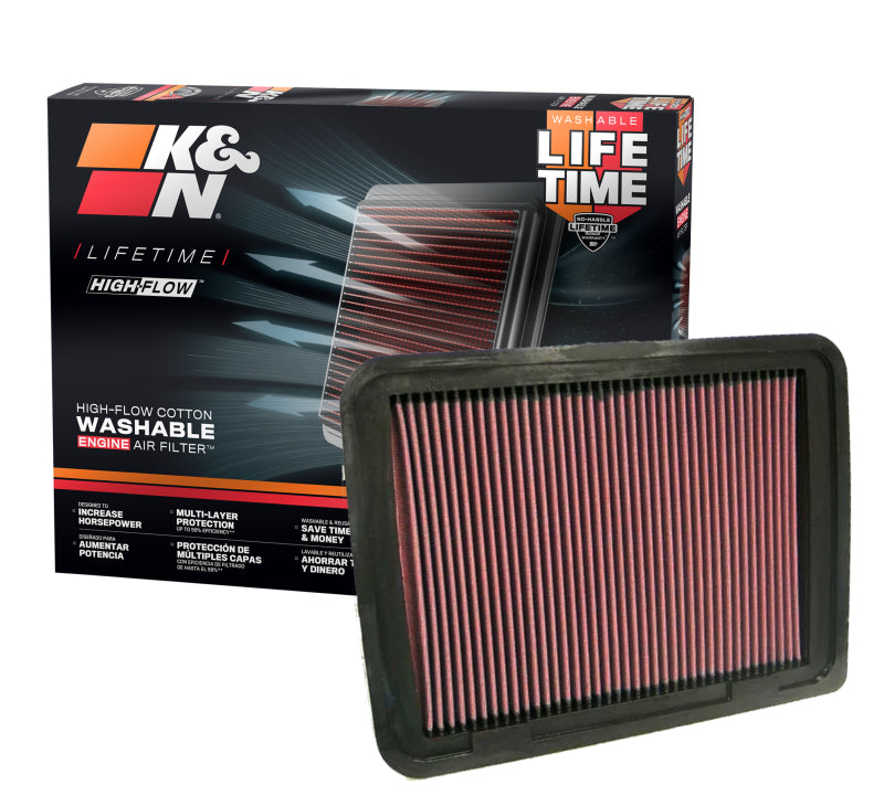 K&N Replacement Air Filter TOYOTA TACOMA 2.7L-L4; 2005-2010 K&N Engineering Air Filters - Drop In AXOPROS
