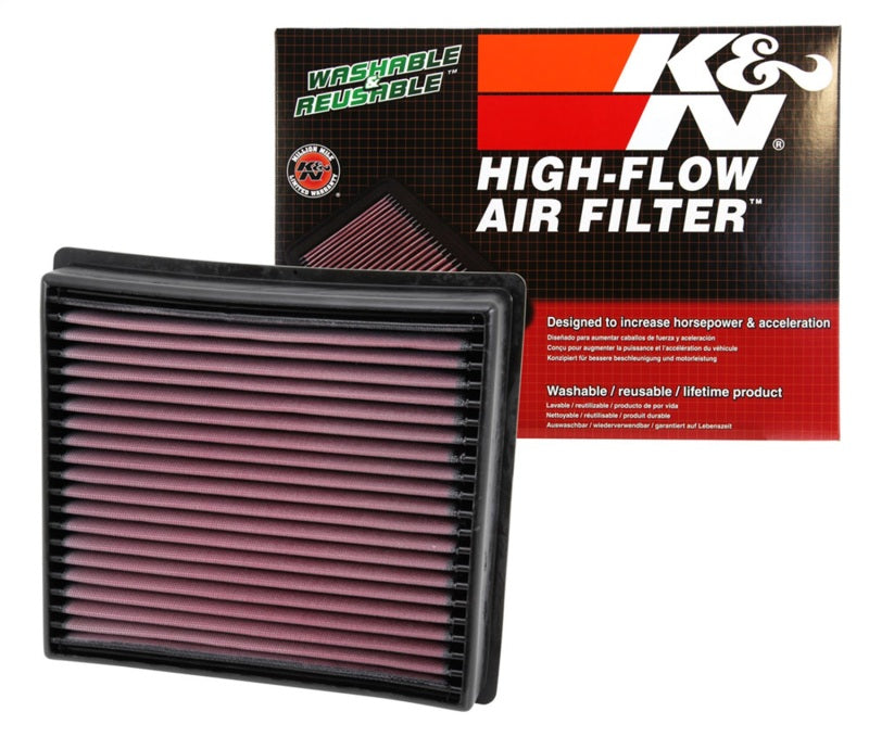 K&N Replacement Panel Air Filter for 13-14 Dodge Ram 2500/3500/4500/5500 6.7L L6 Diesel K&N Engineering Air Filters - Drop In AXOPROS
