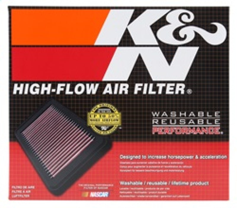K&N Replacement Panel Air Filter for 2015 Hyundai Genesis Sedan 3.8L V6 K&N Engineering Air Filters - Drop In AXOPROS
