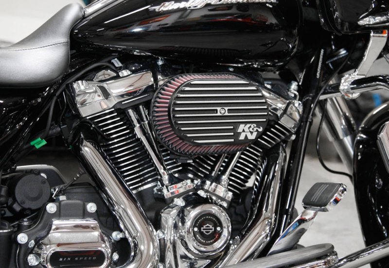 K&N Street Metal Intake System for 12-16 Harley Davidson Road King 103cl Side Draft Touring K&N Engineering Cold Air Intakes AXOPROS