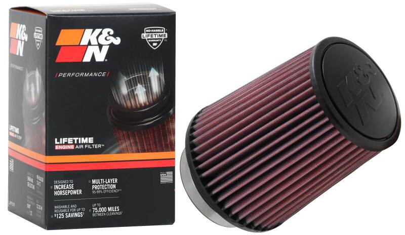 K&N Universal Air Filter 3-1/2in Flange / 5-1/2in Base / 4-1/2in Top / 6-1/2in Height K&N Engineering Air Filters - Universal Fit  AXOPROS