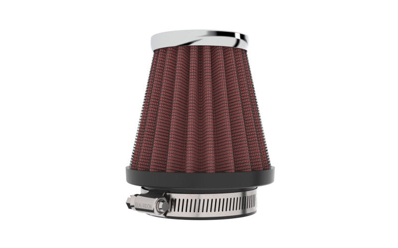 K&N Universal Chrome Filter 1 15/16 inch FLG / 3 inch Base / 2 inch Top / 3 inch Height K&N Engineering Air Filters - Universal Fit AXOPROS