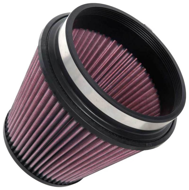 K&N Universal Clamp-On Air Filter 6in FLG / 7-1/2in B / 5in T / 6in H K&N Engineering Air Filters - Universal Fit  AXOPROS