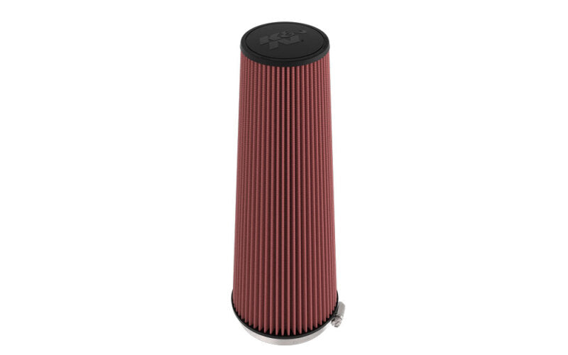 K&N Universal Clamp-On Air Filter 7-1/2in 6 DEG FLG 5in OD 20 1/8in H K&N Engineering Air Filters - Drop In AXOPROS