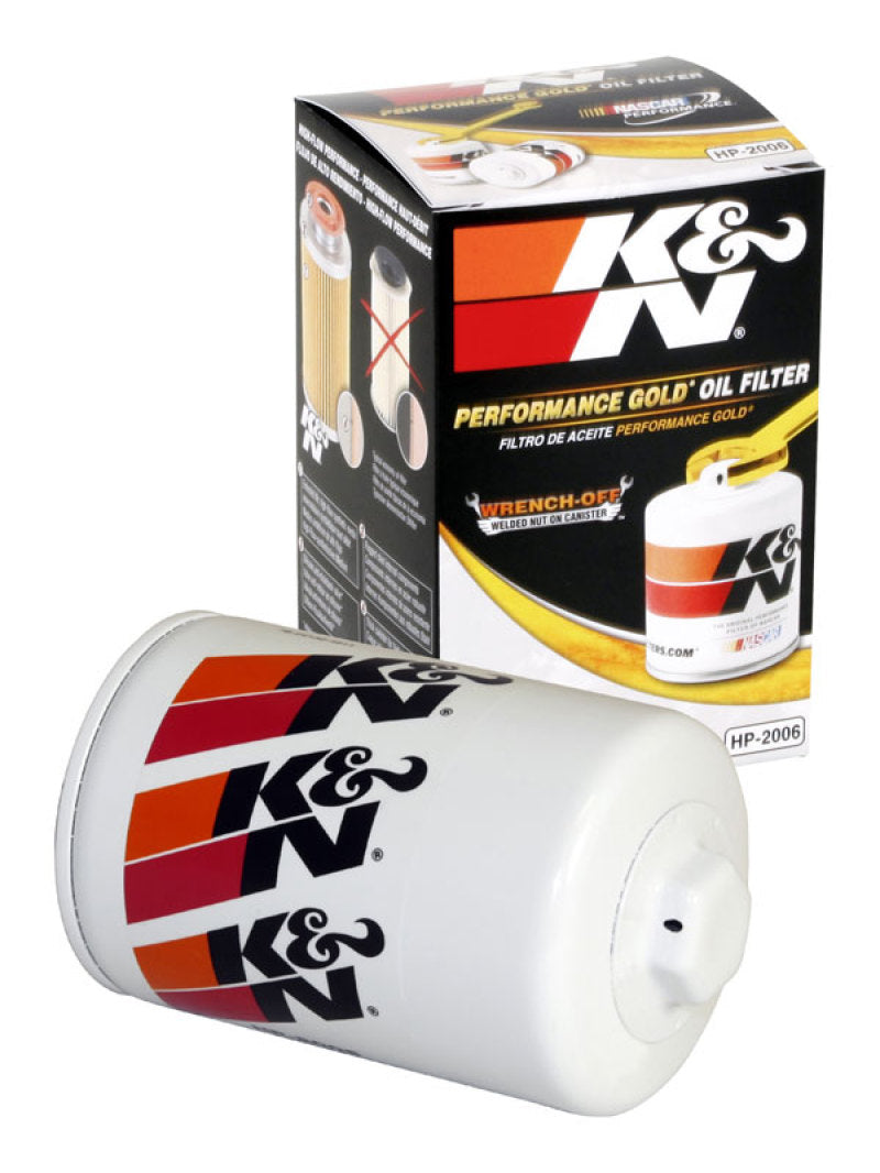 K&N Universal Performance Gold Oil Filter K&N Engineering Oil Filters AXOPROS