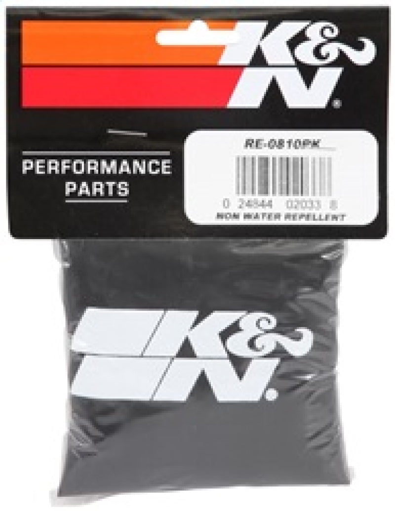 K&N Universal Round Tapered Filter Wrap - Black - 6in Base ID x 4.625in Top ID x 9in Height K&N Engineering Pre-Filters AXOPROS