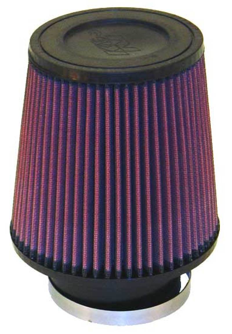 K&N Universal Rubber Filter 3 1/2inch ID FLG / 6inch Base / 4-5/8inch Top / 6inch Height K&N Engineering Air Filters - Universal Fit AXOPROS