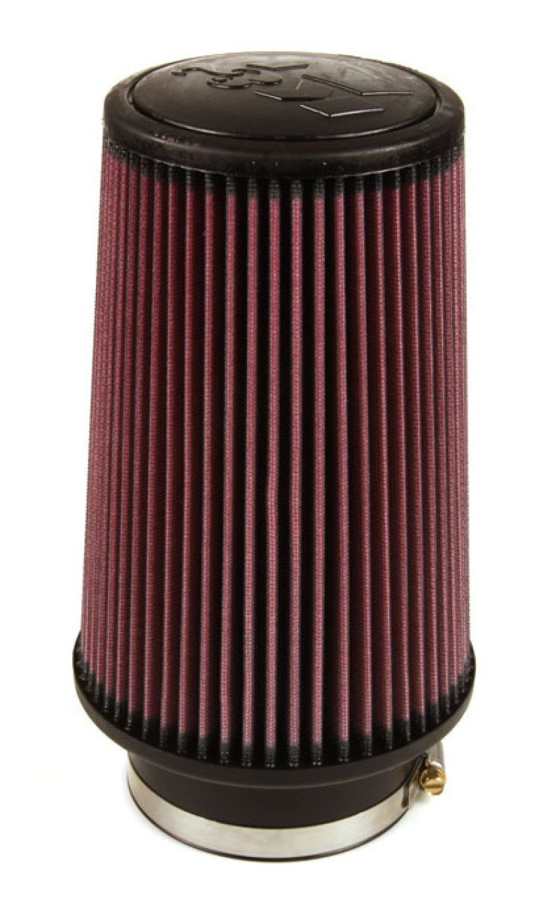 K&N Universal Rubber Filter 4inch FLG / 6inch OD-B / 4-5/8inch OD-T / 9inch H K&N Engineering Air Filters - Universal Fit AXOPROS