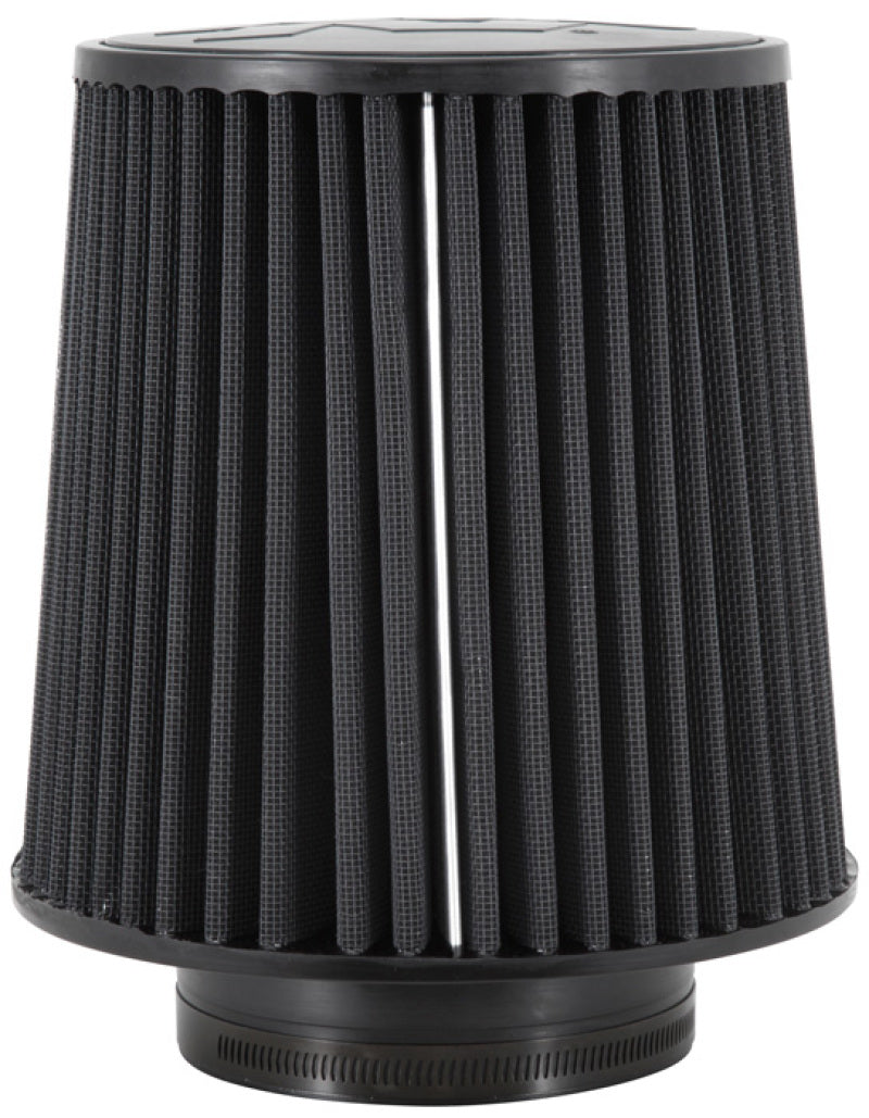 K&N Universal Rubber Filter-Round Tapered 4.5in Flange ID x 8in Base OD x 6.625in Top OD x 8in H K&N Engineering Air Filters - Universal Fit  AXOPROS