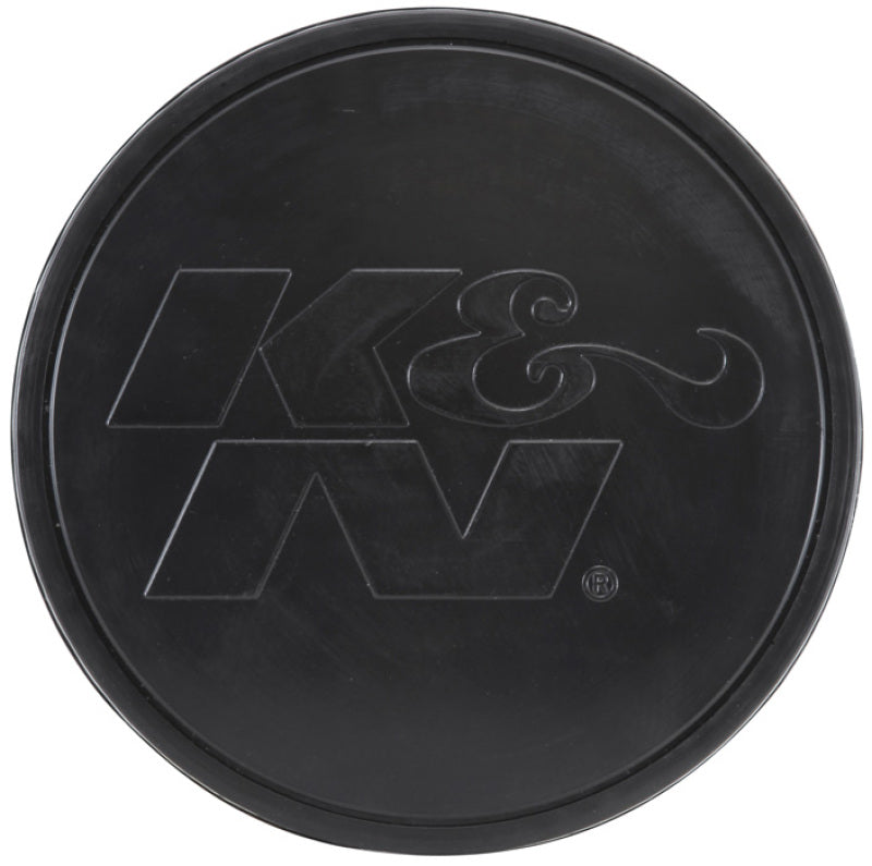 K&N Universal Rubber Filter-Round Tapered 4in Flange ID x 8in Base OD x 6.625in Top OD x 8in H K&N Engineering Air Filters - Universal Fit  AXOPROS