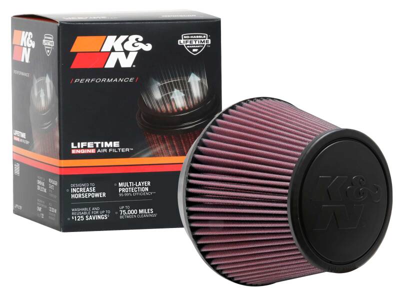 K&N Universal Tapered Filter 6in Flange ID x 7.5in Base OD x 5in Top OD x 5in Height K&N Engineering Air Filters - Universal Fit  AXOPROS