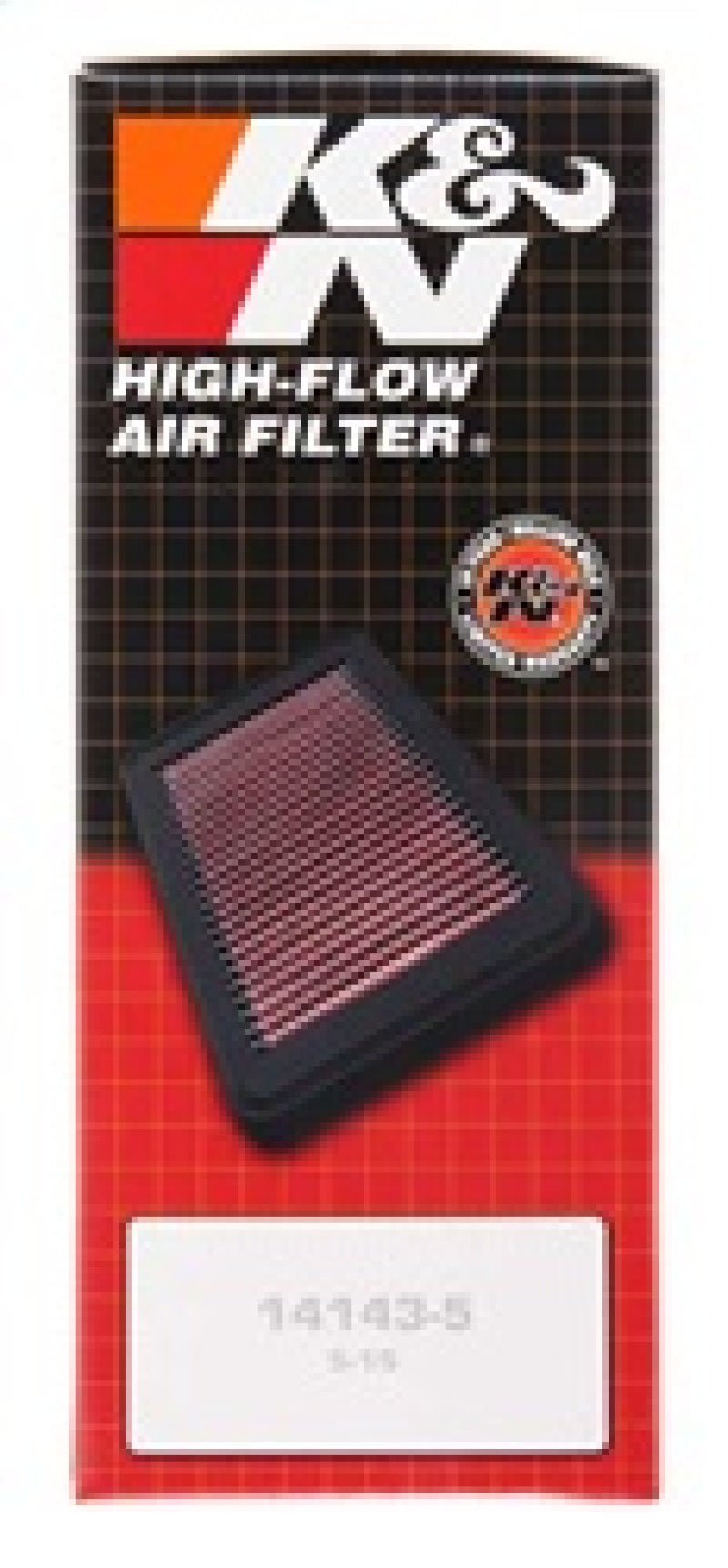 K&N Universal X-Stream Clamp-On Air Filter 3.5in Flg ID/4in OD/5.75in H K&N Engineering Air Filters - Universal Fit  AXOPROS
