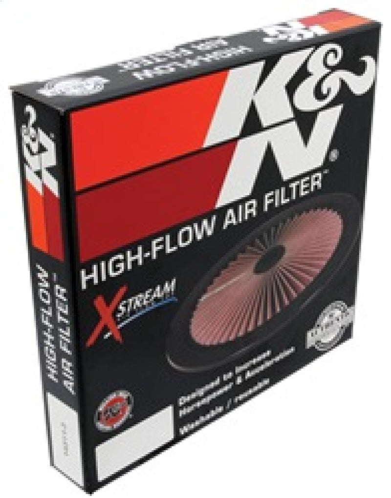 K&N X-Stream Top Filter Only 11in - Black K&N Engineering Air Filters - Universal Fit  AXOPROS
