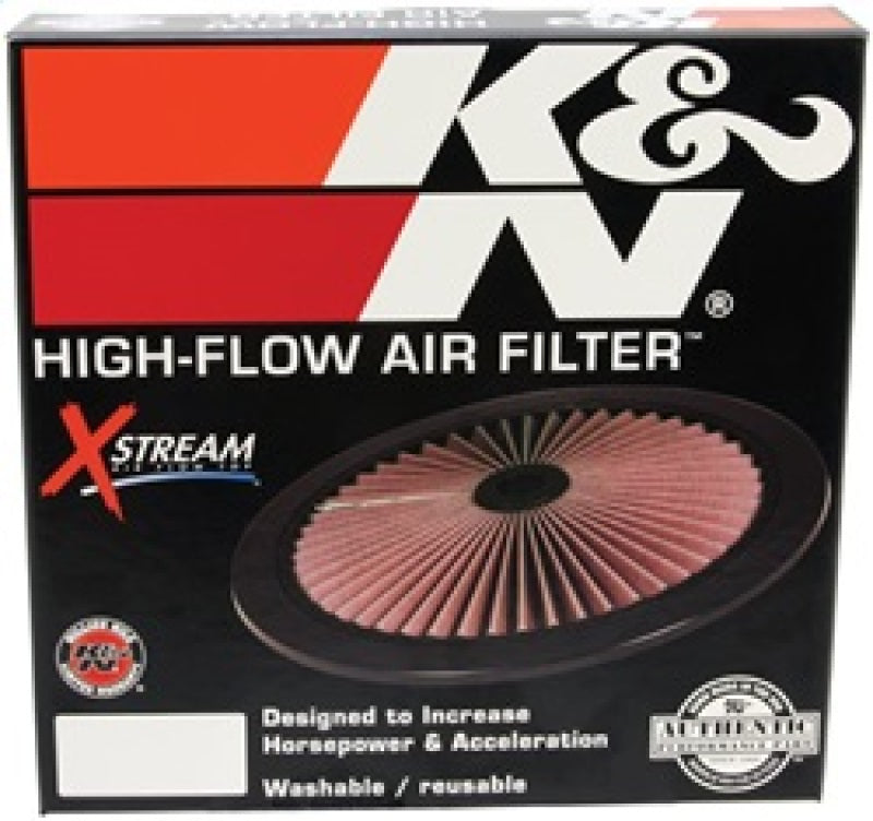 K&N X-Stream Top Filter Only 11in - Black K&N Engineering Air Filters - Universal Fit  AXOPROS