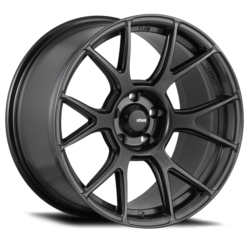 Konig Ampliform 19x8.5 5x114.3 ET45 Dark Metallic Graphite Konig Wheels - Cast AXOPROS