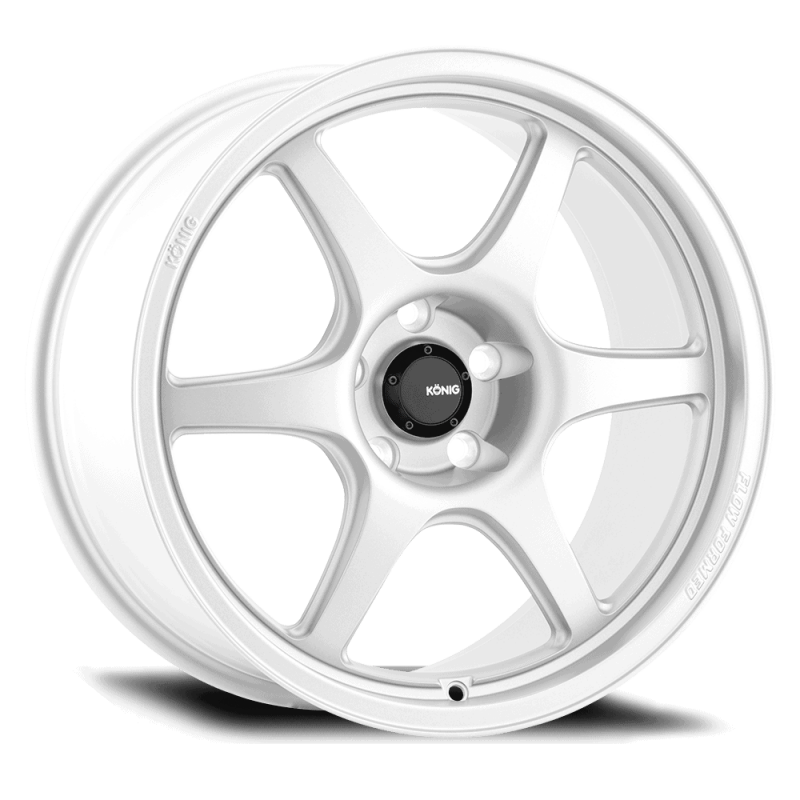 Konig Hexaform 15x8 4x100 ET25 Gloss White Konig Wheels - Cast AXOPROS