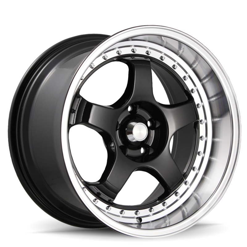 Konig SSM 18x9 5x114.3 ET22 Gloss Black w/ Machined Lip Konig Wheels - Cast AXOPROS