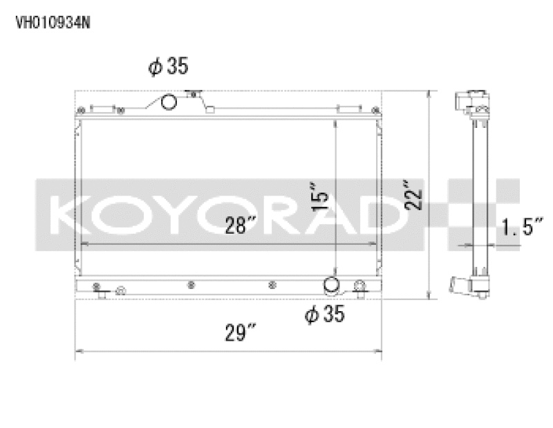 Koyorad 01-05 Lexus IS300 (w/ Manual Transmission) Racing Radiator Koyo Radiators AXOPROS
