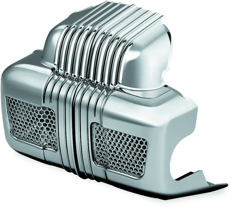 Kuryakyn Coolant Pump Cover 14-16 Touring Models Chrome Kuryakyn Water Pumps  AXOPROS