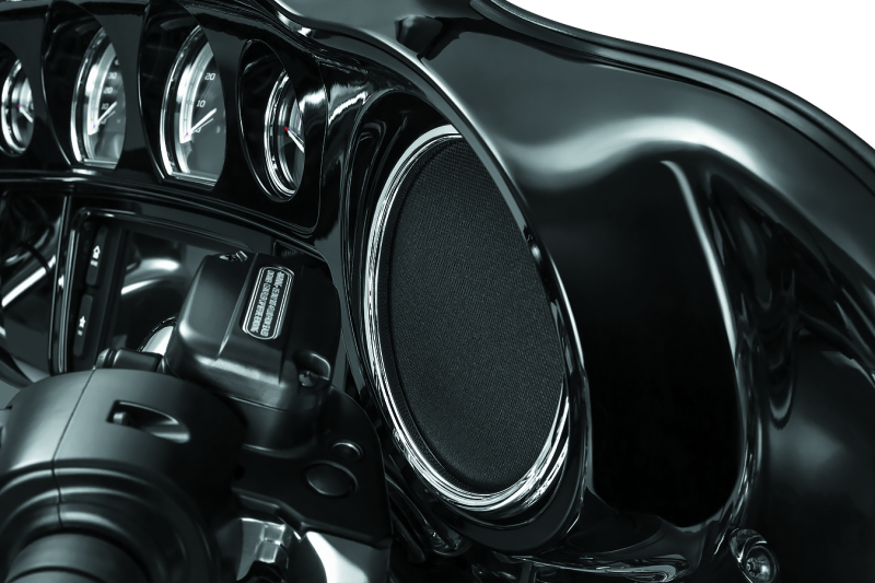 Kuryakyn Corona Speaker Grills Chrome Kuryakyn Exterior Trim AXOPROS