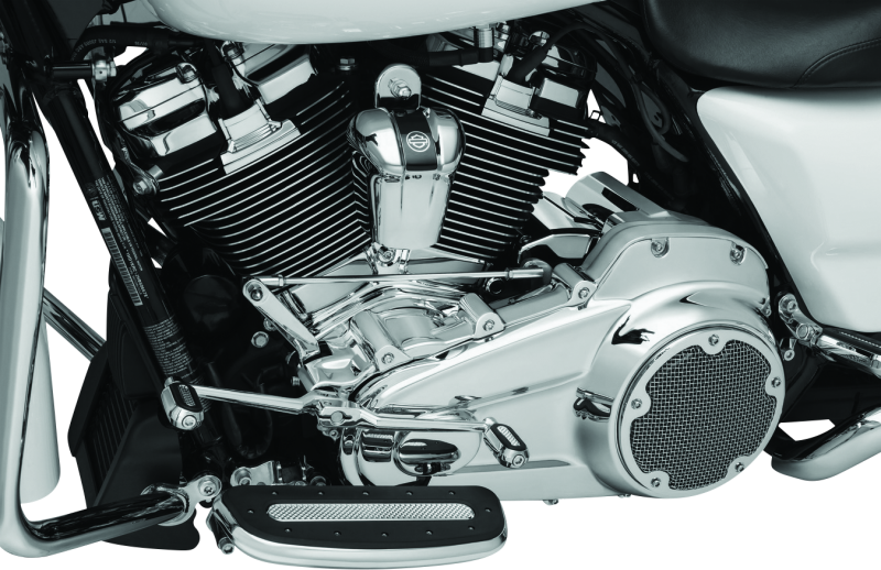 Kuryakyn Cylinder Base Cover Chrome Kuryakyn Engine Covers AXOPROS