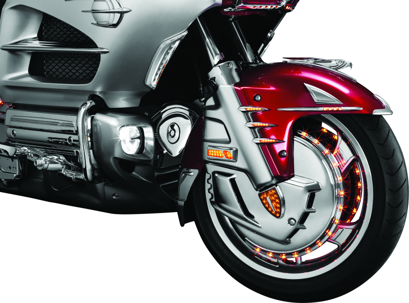 Kuryakyn Deco Eagle Fender Ornament 01-22 Honda GL1800 Chrome Kuryakyn Exterior Trim AXOPROS