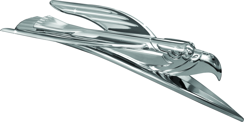 Kuryakyn Deco Eagle Fender Ornament 01-22 Honda GL1800 Chrome Kuryakyn Exterior Trim AXOPROS