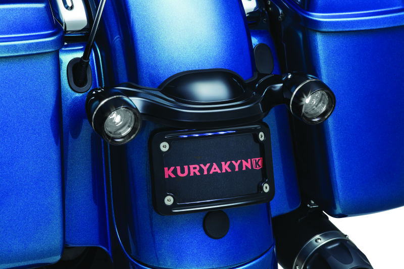 Kuryakyn Deep Dish Bezel For Bullet Turn Signals Smoke Lens Gloss Black Kuryakyn Light Accessories and Wiring AXOPROS