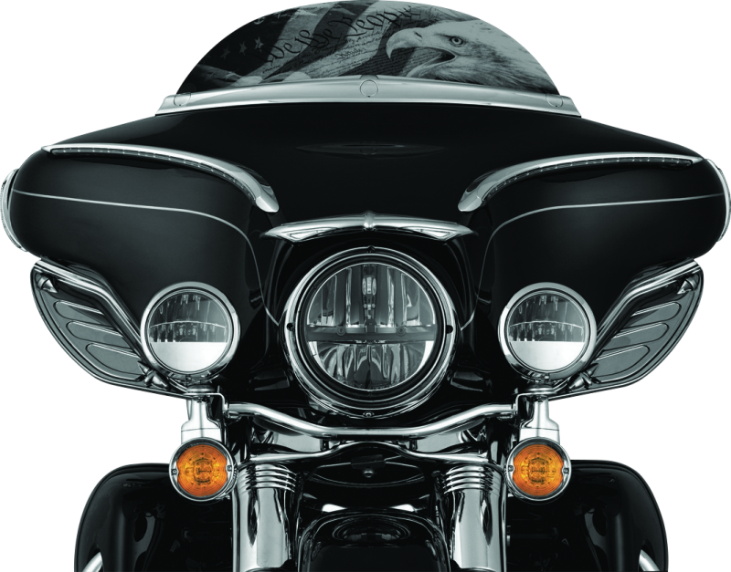 Kuryakyn Dragon Wing Air Deflectors Dark Smoke Kuryakyn Wind Deflectors AXOPROS