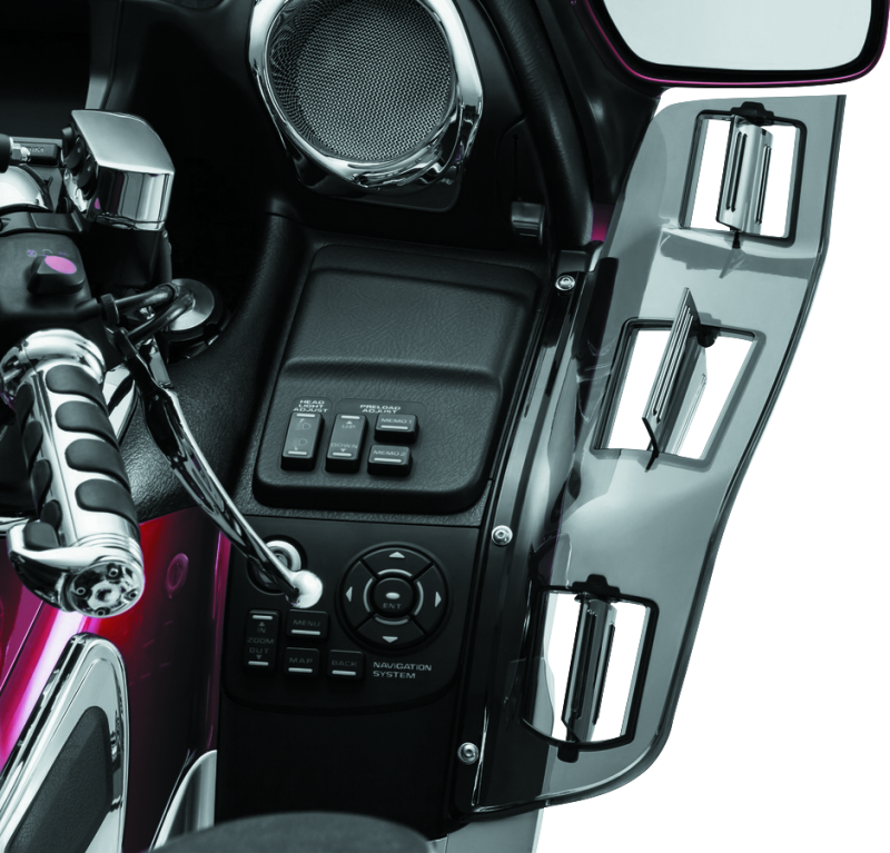 Kuryakyn Dragon Wings 01-17 Honda GL1800 Models Smoke Kuryakyn Exterior Trim AXOPROS