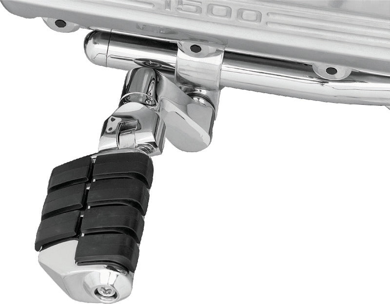 Kuryakyn Dually ISO Offset Highway Pegs With 1inch Clamp Chrome (Pair) Kuryakyn Footpegs AXOPROS