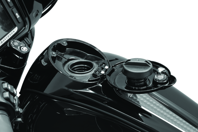 Kuryakyn Easy Fill Fuel Door Black Kuryakyn Fuel Caps AXOPROS