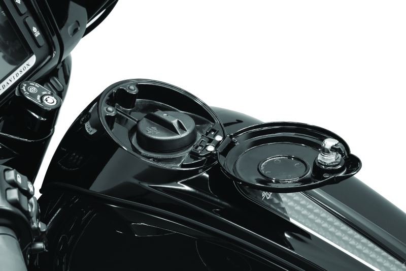 Kuryakyn Easy Fill Fuel Door Black Kuryakyn Fuel Caps AXOPROS