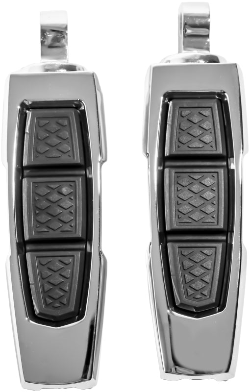 Kuryakyn Enygma Pegs With Adapter - Chrome Kuryakyn Footpegs AXOPROS