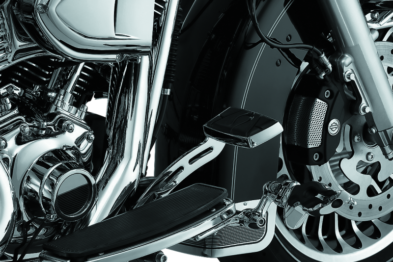 Kuryakyn Extended Brake Pedal Girder 08-13 Touring Chrome Kuryakyn Pedals AXOPROS