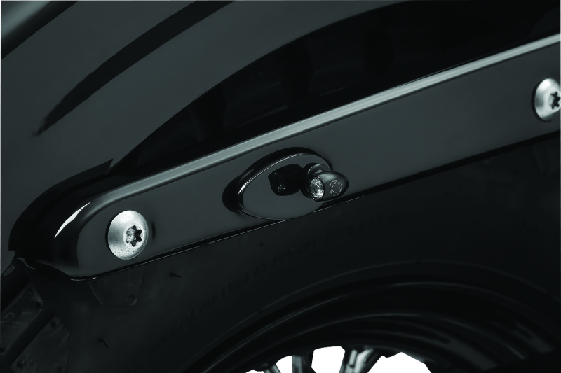 Kuryakyn Fender Strut Cover Plates Gloss Black Kuryakyn Exterior Trim AXOPROS