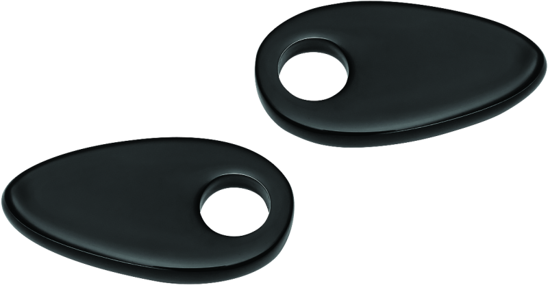 Kuryakyn Fender Strut Cover Plates Gloss Black Kuryakyn Exterior Trim AXOPROS