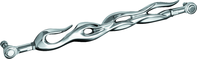 Kuryakyn Flame Shift Linkage Chrome Kuryakyn Shifter Cable  AXOPROS