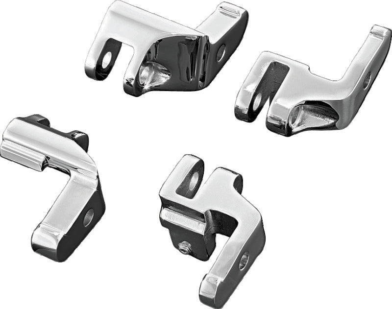 Kuryakyn Floorboard Relocator Brackets 17-23 Touring Chrome Kuryakyn Brackets AXOPROS