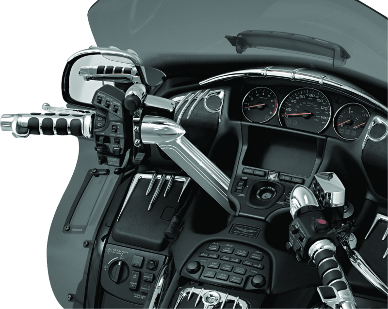 Kuryakyn Handlebar Top Cover 01-17 GL1800 Chrome Kuryakyn Handlebars AXOPROS