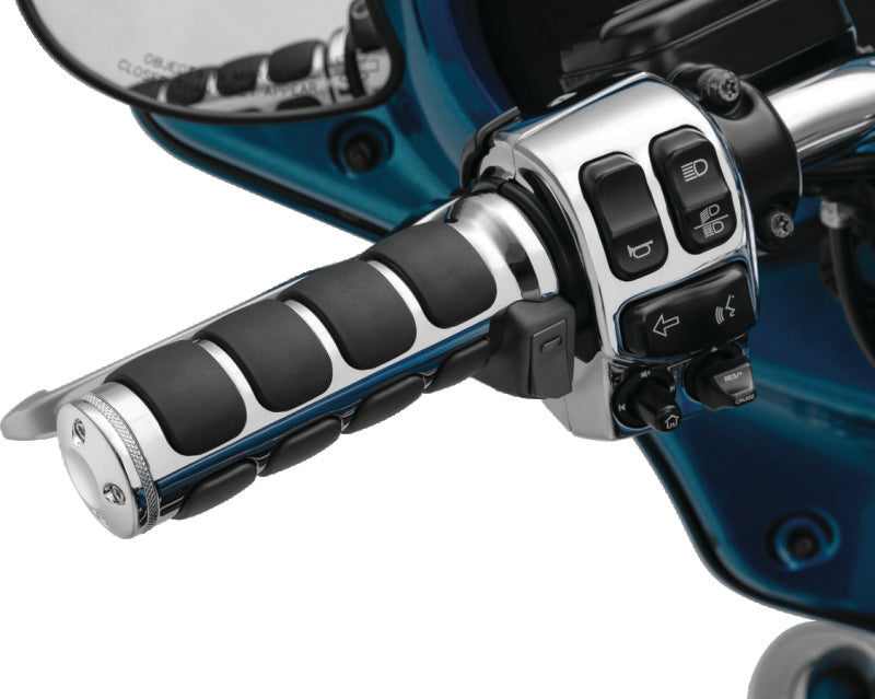 Kuryakyn Heated ISO Grips Throttle-By-Wire Chrome Kuryakyn Grips AXOPROS