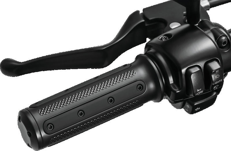 Kuryakyn Heavy Industry Grips Dual Cable Black Kuryakyn Grips AXOPROS