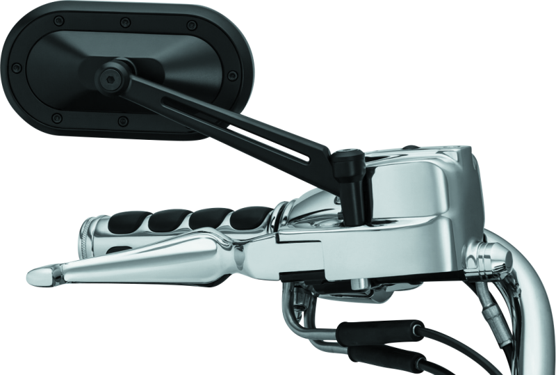 Kuryakyn Heavy Industry Mirrors Black Kuryakyn Rear View Mirrors AXOPROS