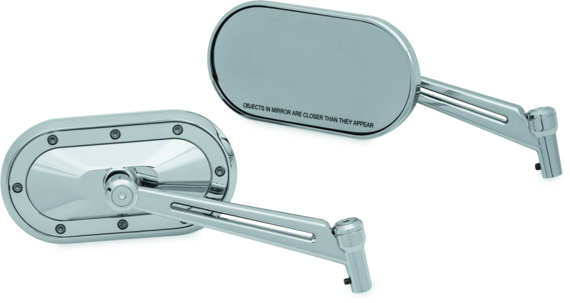 Kuryakyn Heavy Industry Mirrors Chrome Kuryakyn Rear View Mirrors AXOPROS